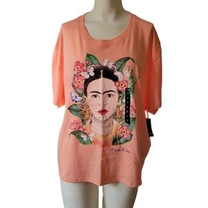 Torrid Frida Kahlo 2x Crop Tee